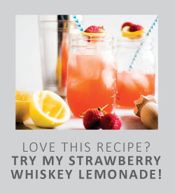 Love this recipe? Try my strawberry whiskey lemonade!